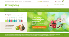 Desktop Screenshot of greengiving.nl